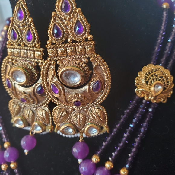 Indian jewelry necklace set - Picture 13 of 15